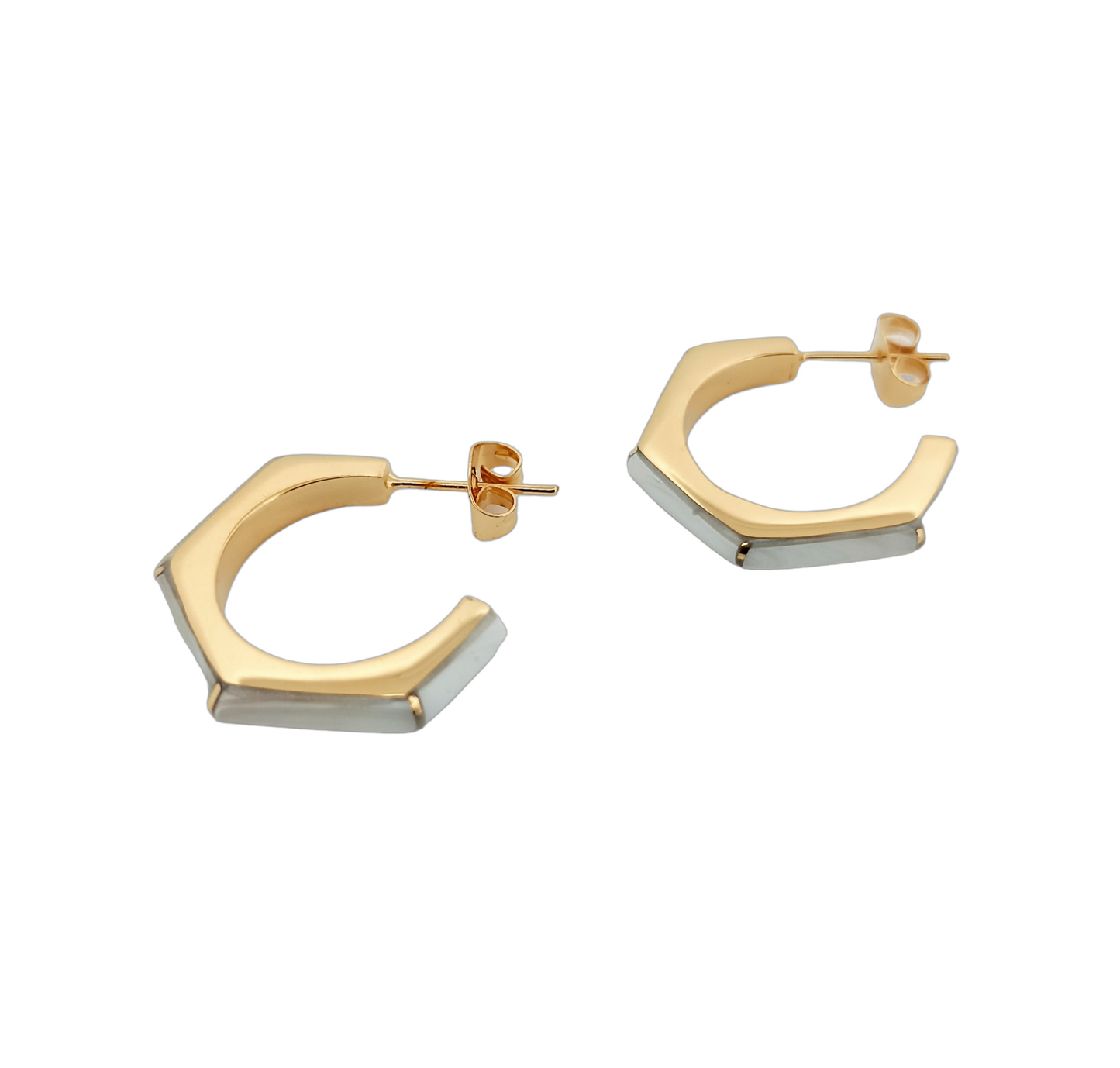 Boucles d'oreilles Blanche