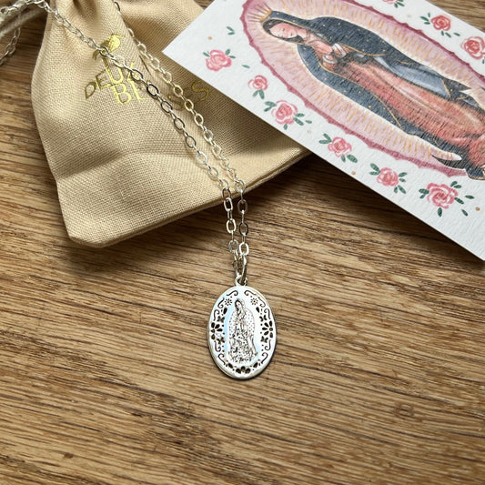 Collier Vierge de Guadalupe Ajouré