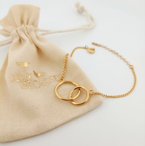 Bracelet plaqué or 3 microns