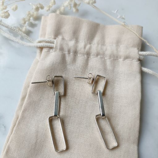 Boucles d'oreilles argent 925