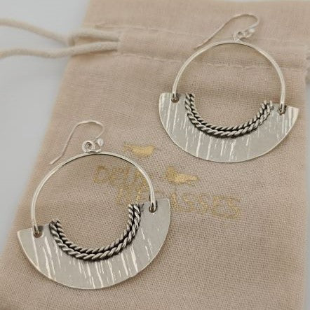 Boucles d'oreilles argent 925