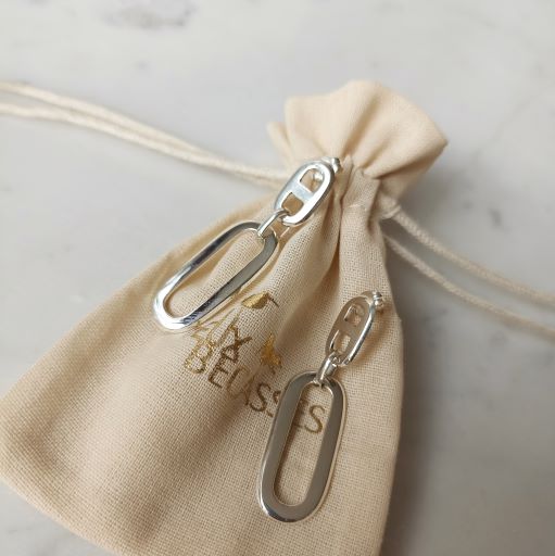 Boucles d'oreilles argent 925