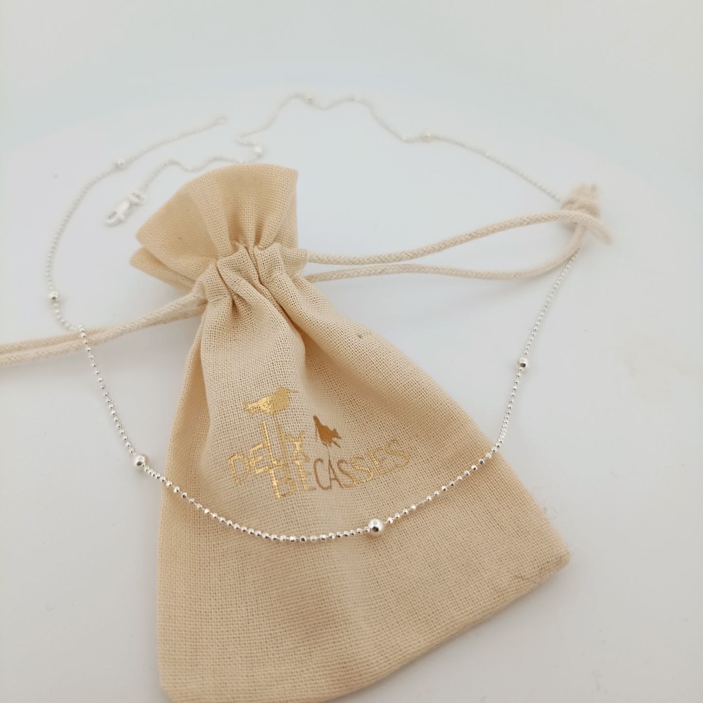 Collier petites boules en argent 925