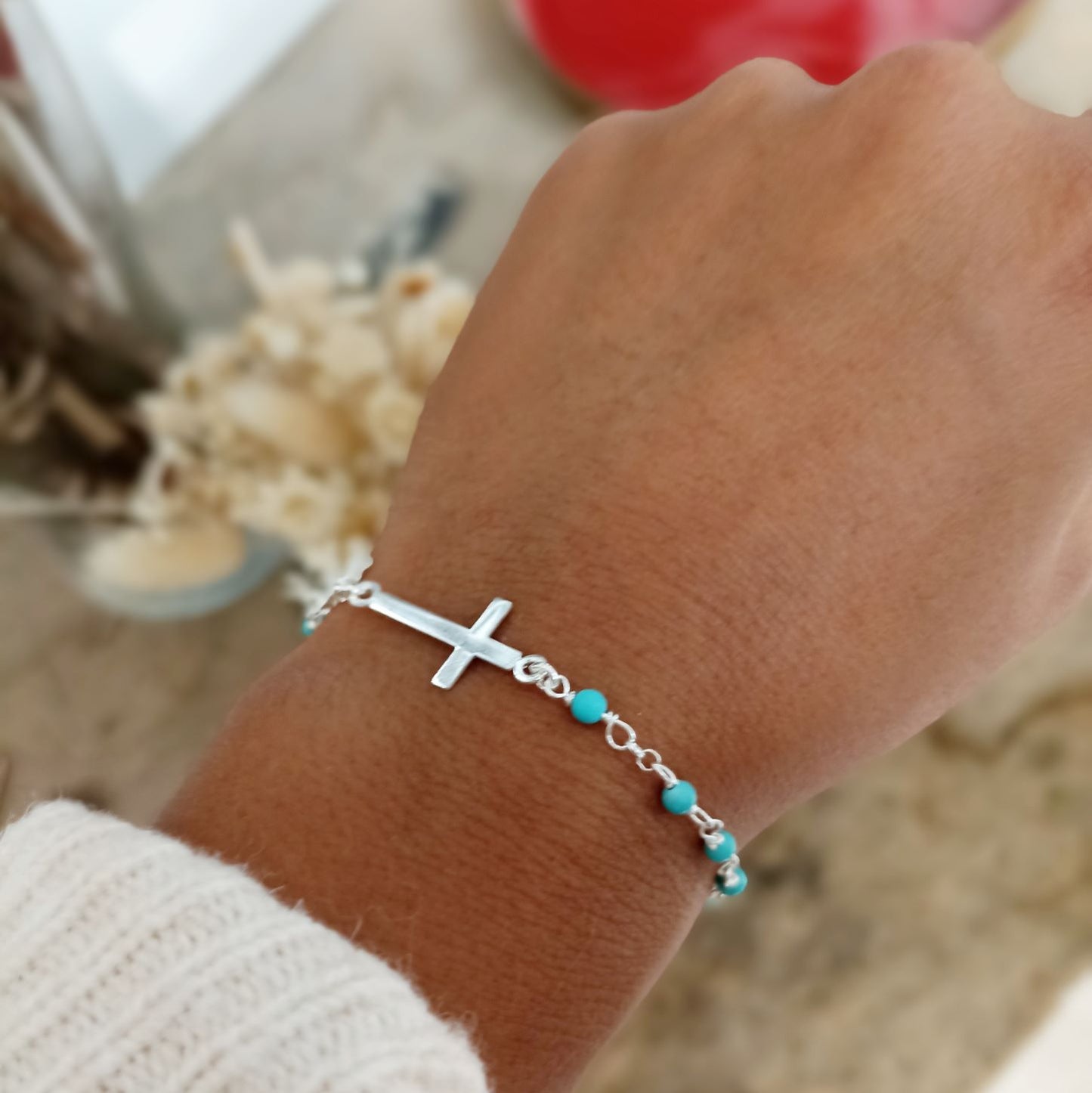 Bracelet argent 925 dizainier et xxx