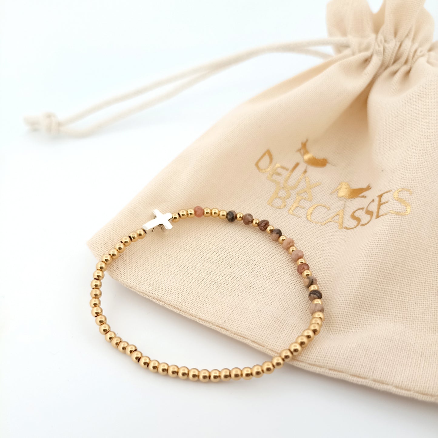 Bracelet dizainier plaqué or