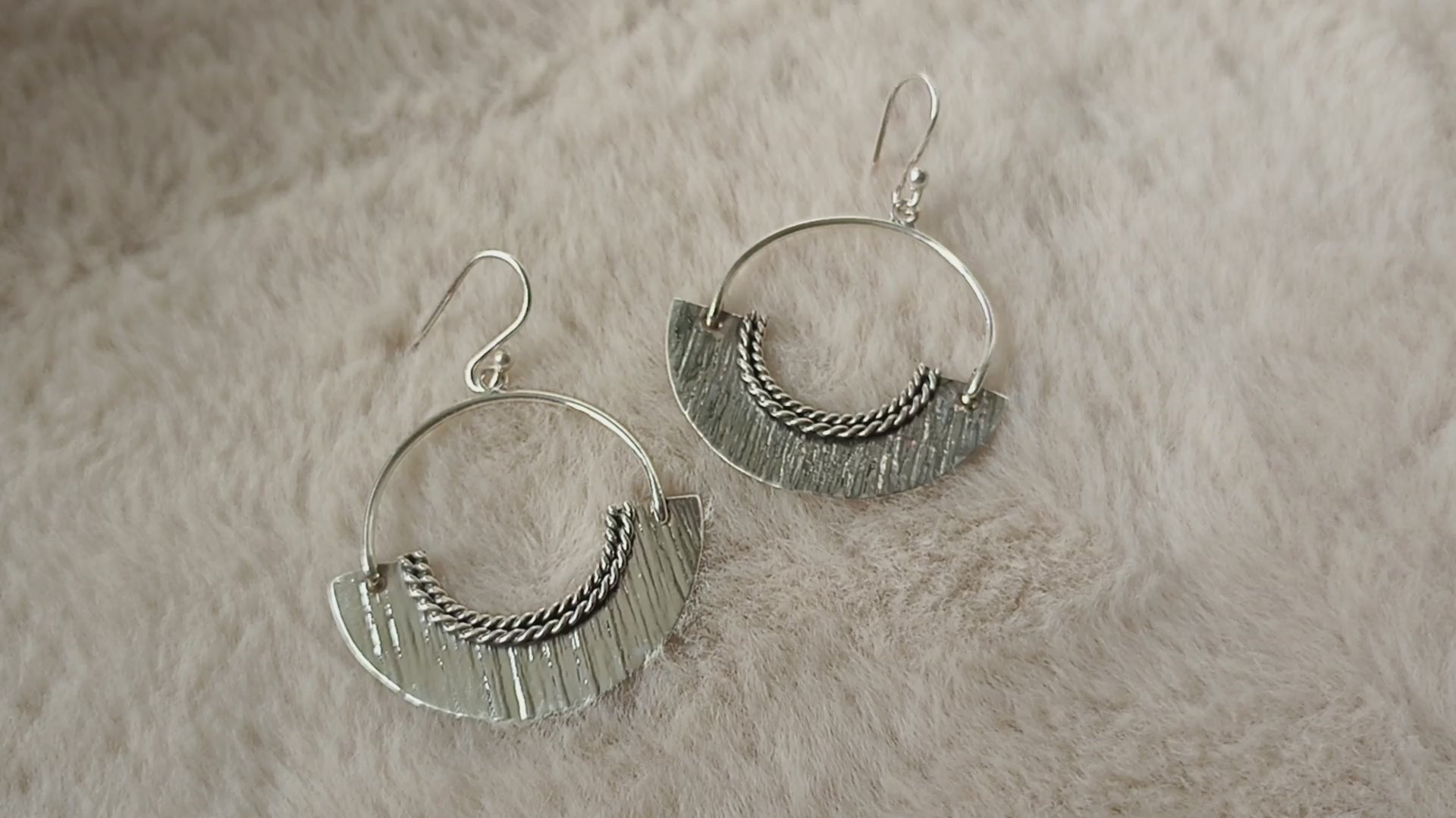 Boucles d'oreilles argent 925