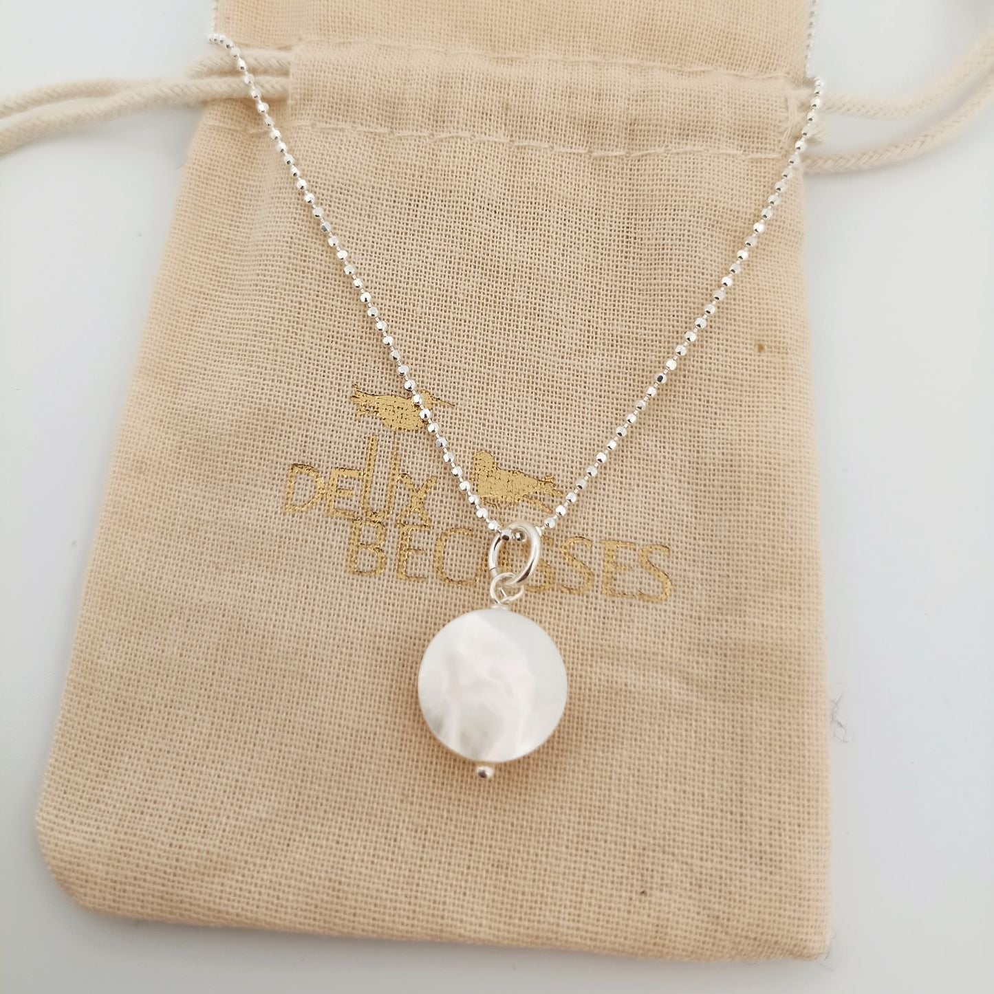 Collier en Argent 925 et nacre