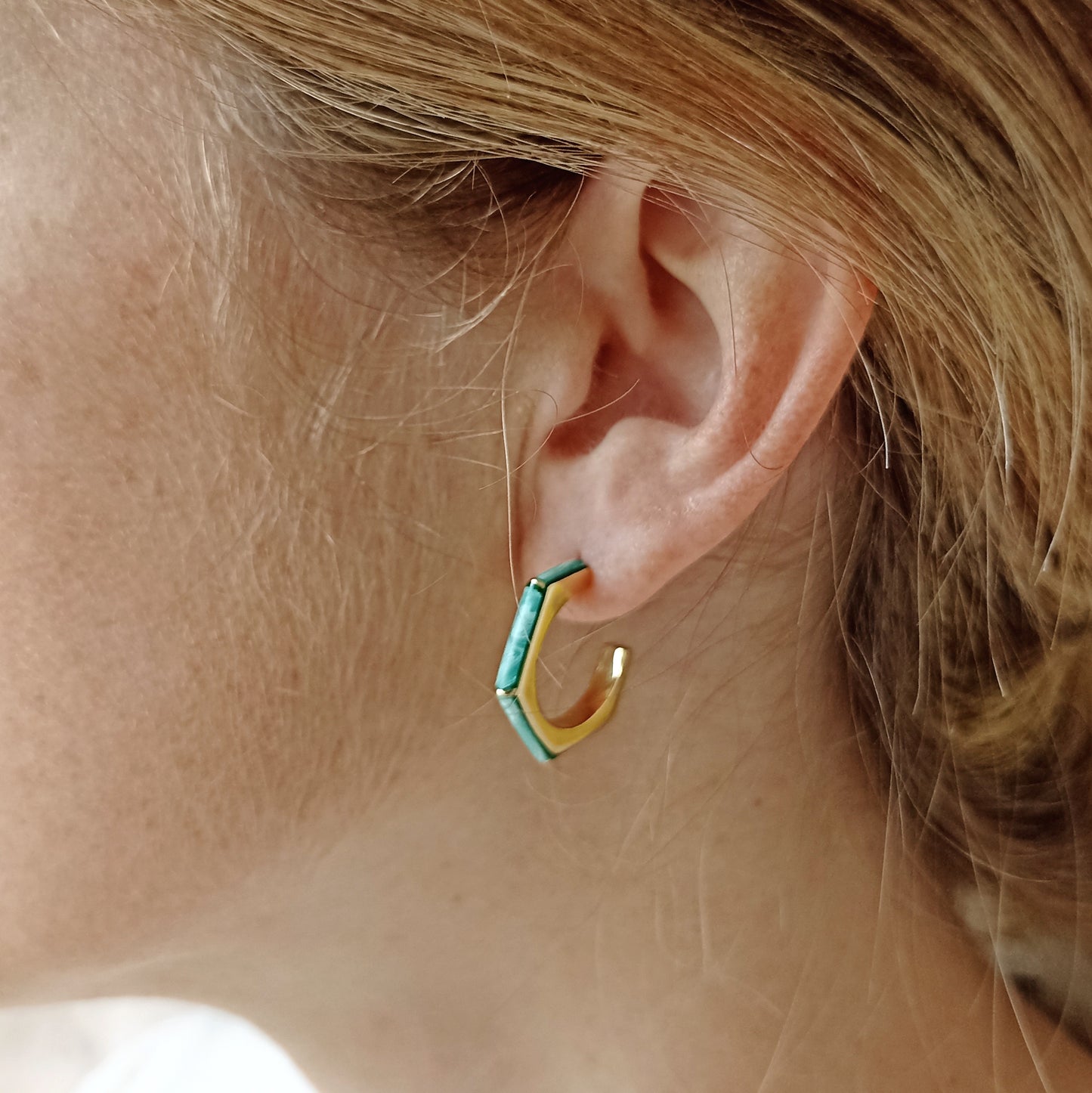 Boucles d'oreilles Blanche