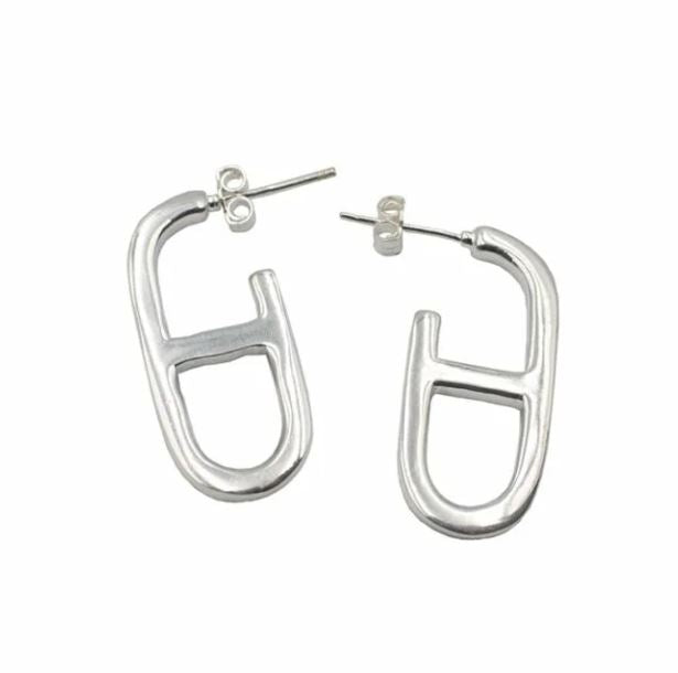 Boucles d'oreilles argent 925 créoles