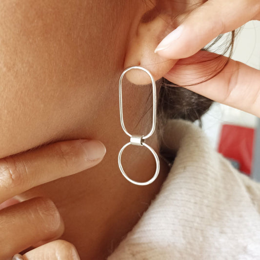 Boucles d'oreilles argent 925