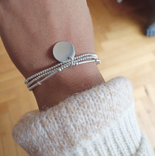 Bracelet perle argent 925 