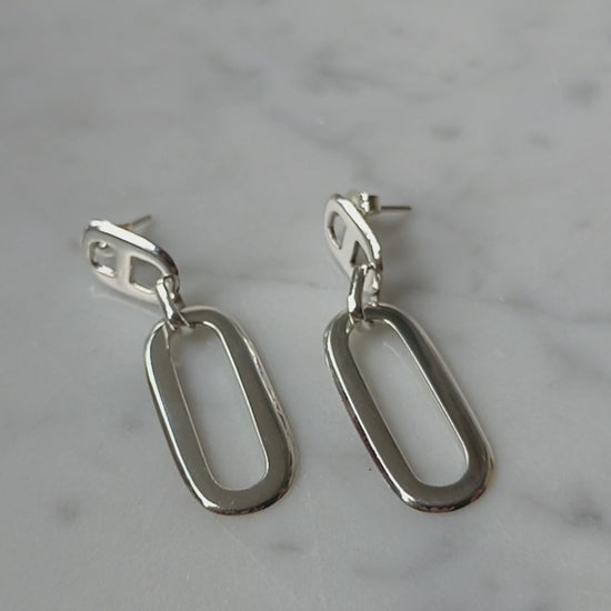 Boucles d'oreilles argent 925 